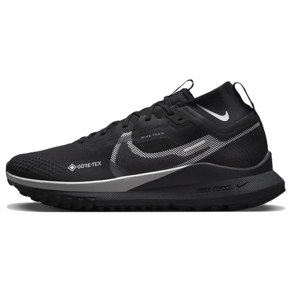 Nike React Pegasus Trail 4 GTX Gore Tex Womens Sz‎ 6 Black Shoes DJ7929-001 NEW